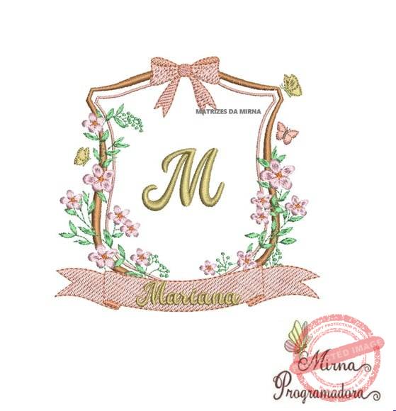 matriz-de-bordado-mariana-brasao-flores-embroidery Matriz de Bordado - Mariana Brasao Flores - Imagem 1