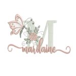 Matriz de Bordado - Marilaine (fazemos Qualquer Nome)