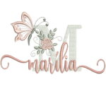 Matriz de Bordado - Marília (fazemos Qualquer Nome)