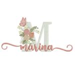 Matriz de Bordado - Marina (fazemos Qualquer Nome)