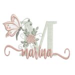 Matriz de Bordado - Marina (fazemos Qualquer Nome)