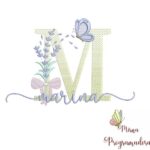 Matriz de Bordado - Marina (fazemos Qualquer Nome)