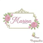Matriz de Bordado - Marina (fazemos Qualquer Nome)