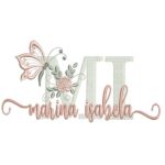 Matriz de Bordado - Marina Isabela (fazemos Qualquer Nome)