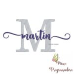 Matriz de Bordado - Martin (fazemos Qualquer Nome)