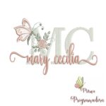 Matriz de Bordado - Mary Cecília (fazemos Qualquer Nome)