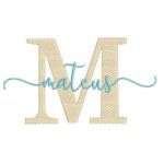 Matriz de Bordado - Mateus (fazemos Qualquer Nome)