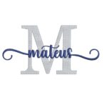 Matriz De Bordado - Mateus (fazemos Qualquer Nome)