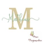 Matriz de Bordado - Matheus (fazemos Qualquer Nome)