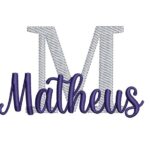 Matriz de Bordado - Matheus (fazemos Qualquer Nome)