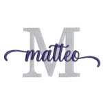Matriz de Bordado - Matteo (fazemos Qualquer Nome)