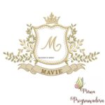 Matriz de Bordado Moldura Arabesco Mavie para bordar