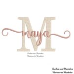 Matriz de Bordado - Maya (fazemos Qualquer Nome)