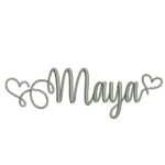 Matriz de Bordado - Maya (fazemos Qualquer Nome)