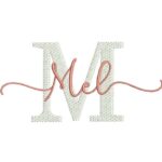 Matriz de Bordado - Mel (fazemos Qualquer Nome)