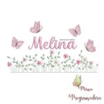 Matriz de Bordado - Melina (fazemos Qualquer Nome)