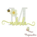 Matriz de Bordado - Melinda (fazemos Qualquer Nome)