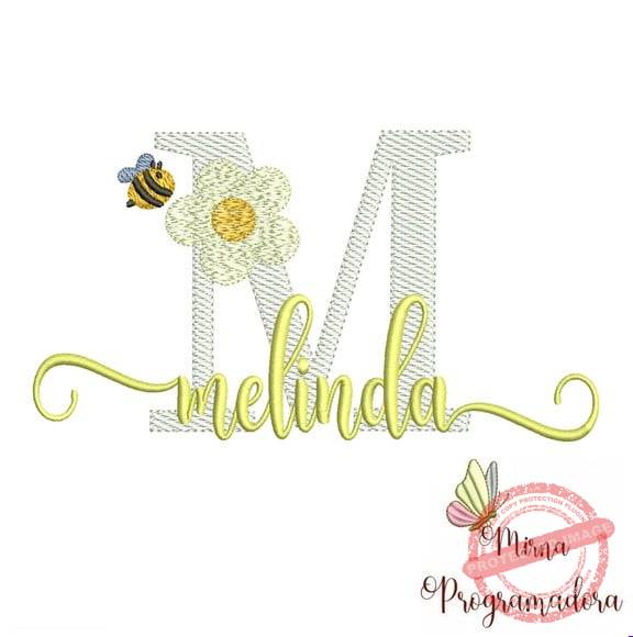 matriz-de-bordado-melinda-fazemos-qualquer-nome-dst Matriz de Bordado - Melinda (fazemos Qualquer Nome) - Imagem 1
