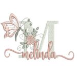 Matriz de Bordado - Melinda (fazemos Qualquer Nome)
