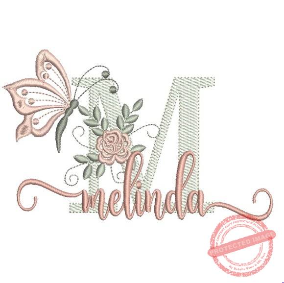 matriz-de-bordado-melinda-fazemos-qualquer-nome-janome Matriz de Bordado - Melinda (fazemos Qualquer Nome) - Imagem 1