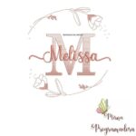 Matriz de Bordado - Melissa (fazemos Qualquer Nome)