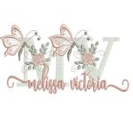 Matriz de Bordado - Melissa Victoria (fazemos Qualquer Nome)