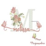 matriz de bordado melissa