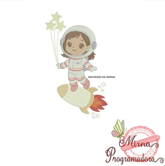 matriz-de-bordado-menina-astronauta-no-foguete-brother Matriz de Bordado - Menina Astronauta no Foguete - Imagem 1