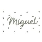 Matriz de Bordado - Miguel (fazemos Qualquer Nome)