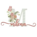 Matriz de Bordado - Milena (fazemos Qualquer Nome)