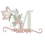 Matriz de Bordado - Milena (fazemos Qualquer Nome)