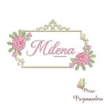 Matriz de Bordado - Milena (fazemos Qualquer Nome)