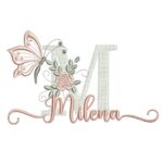Matriz de Bordado - Milena (fazemos Qualquer Nome)