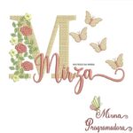 Matriz de Bordado - Mirza (fazemos Qualquer Nome)