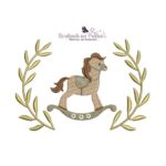 Matriz de Bordado - Moldura Arabesco Cavalinho