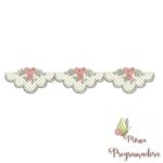 Matriz de Bordado - Barrinha de Flores