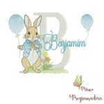 Matriz de Bordado - Moldura Coelhinho Benjamim
