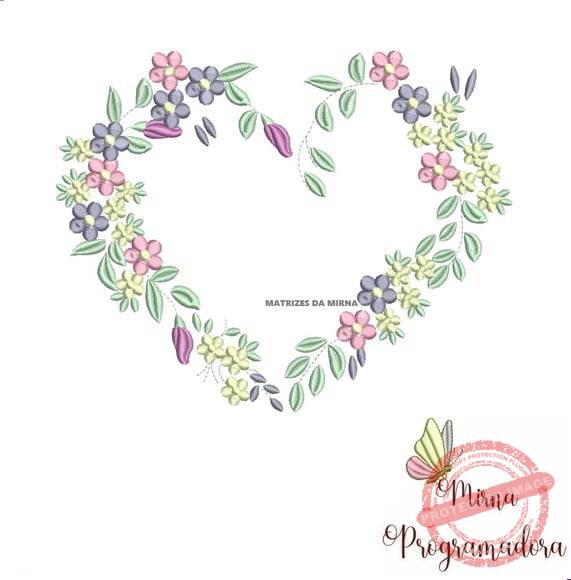matriz-de-bordado-moldura-coracao-flores-bordadeira Matriz de Bordado - Moldura Coração Flores - Imagem 1