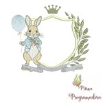 Matriz de Bordado - Moldura de Coelhinho