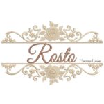 Matriz de Bordado - Moldura Floral Rosto Toalha
