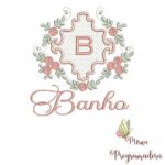 Matriz de Bordado - Moldura Toalha de Banho