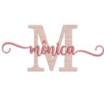 Matriz de Bordado - Mônica (fazemos Qualquer Nome)