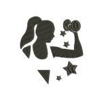 Matriz de Bordado - Mulher Academia