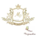 Matriz de Bordado Moldura Arabesco Murilo para bordar
