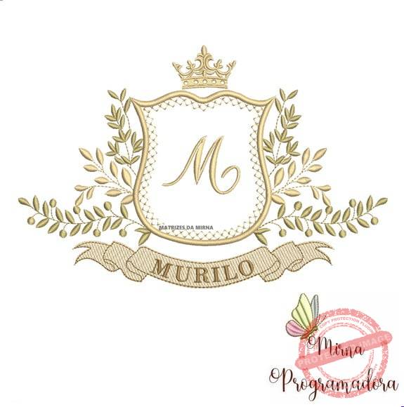 matriz-de-bordado-murilo-fazemos-qualquer-nome-matriz-de-bordado-ramos Matriz de Bordado Moldura Arabesco Murilo para bordar - Imagem 1