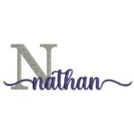 Matriz de Bordado - Nathan (fazemos Qualquer Nome)