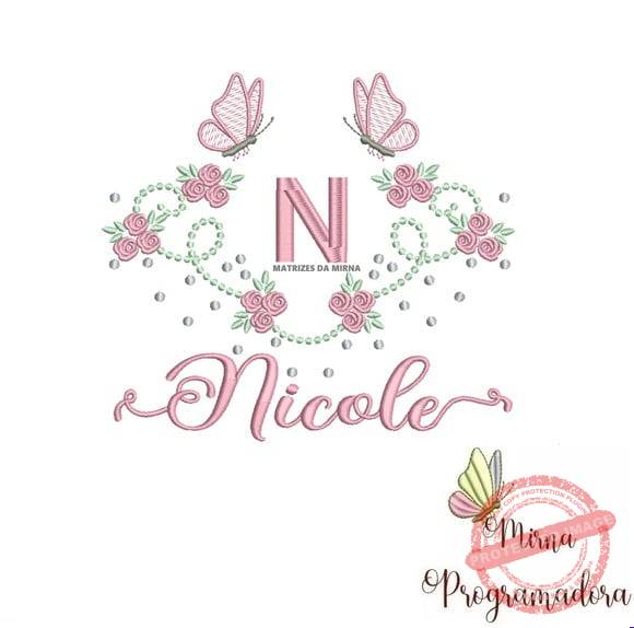 matriz-de-bordado-nicole-embroidery Matriz de Bordado Nicole - Imagem 1