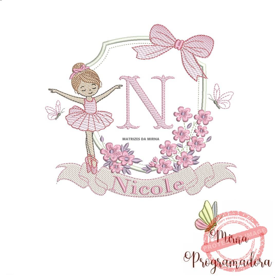 matriz de bordado nicole33 matriz de bordado nicole - Imagem 1