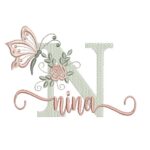 Matriz de Bordado - Nina (fazemos Qualquer Nome)