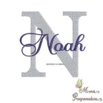 Matriz de Bordado - Noah